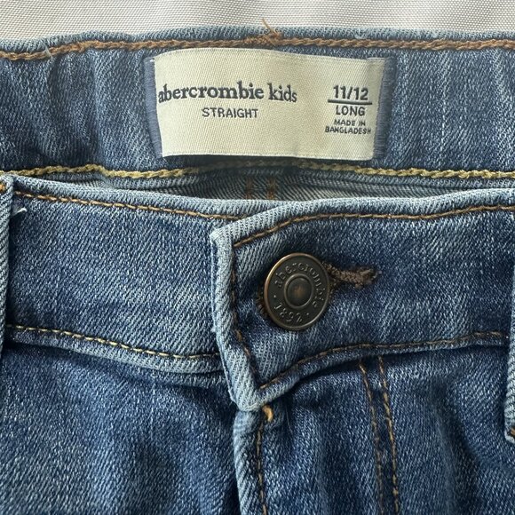 abercrombie kids Straight Leg Jeans Size 11/12 Long Lot - Picture 2 of 8
